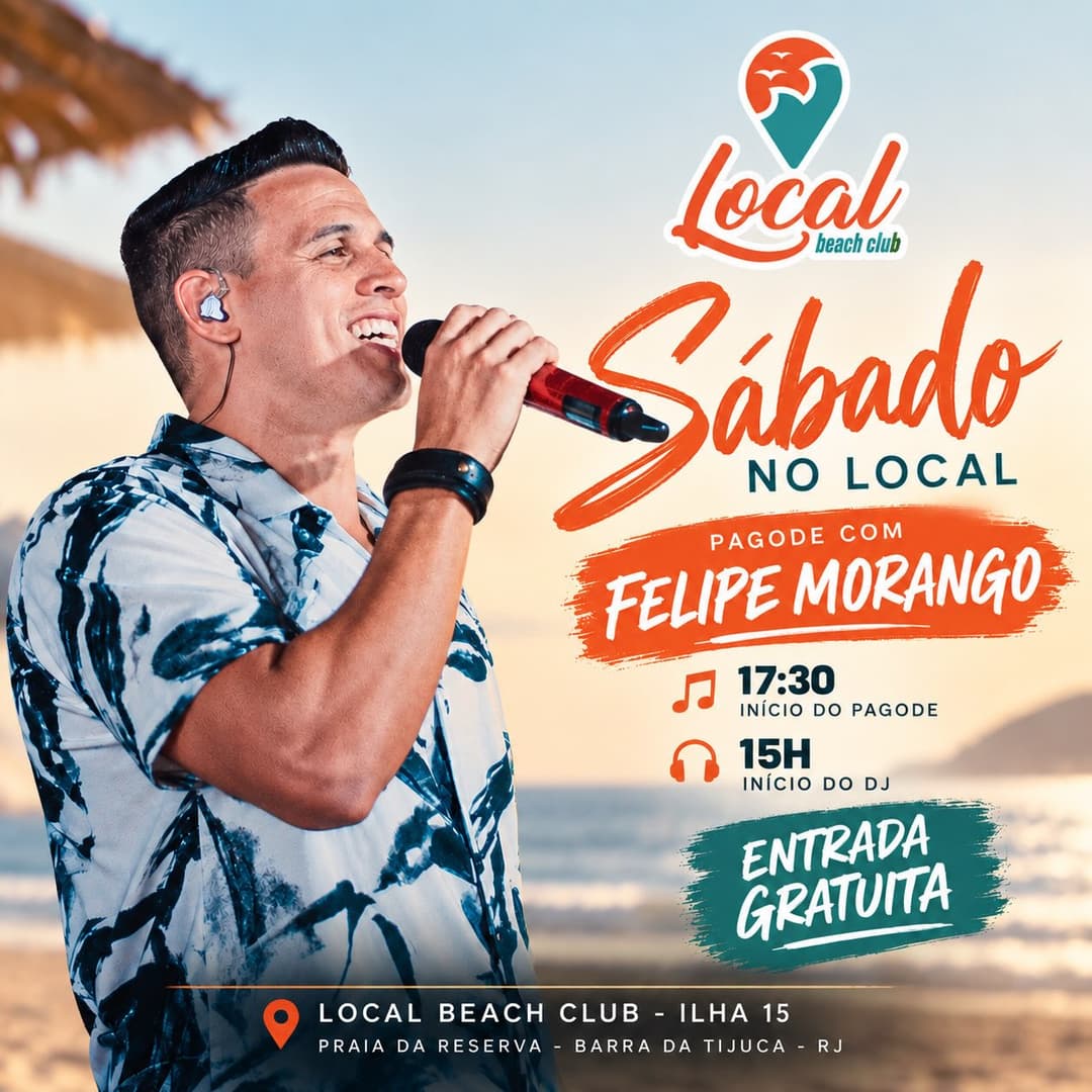 Flyer de Felipe Morango