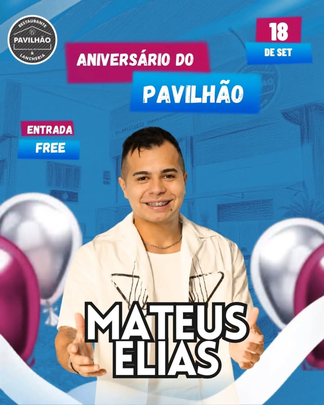 Flyer de Mateus Elias