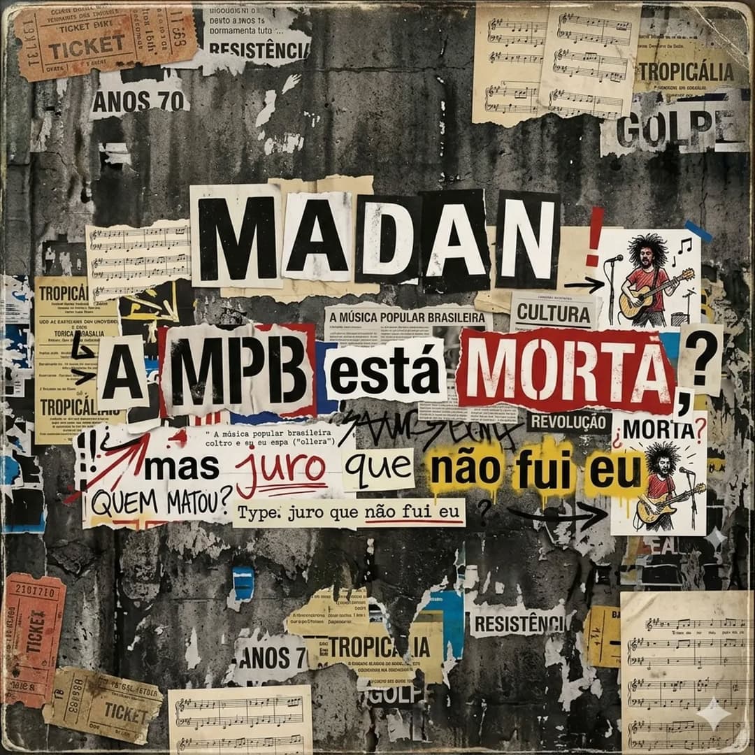 Flyer de Julysk, Madan Neves, Zeca Baleiro e Lennon Fernandes