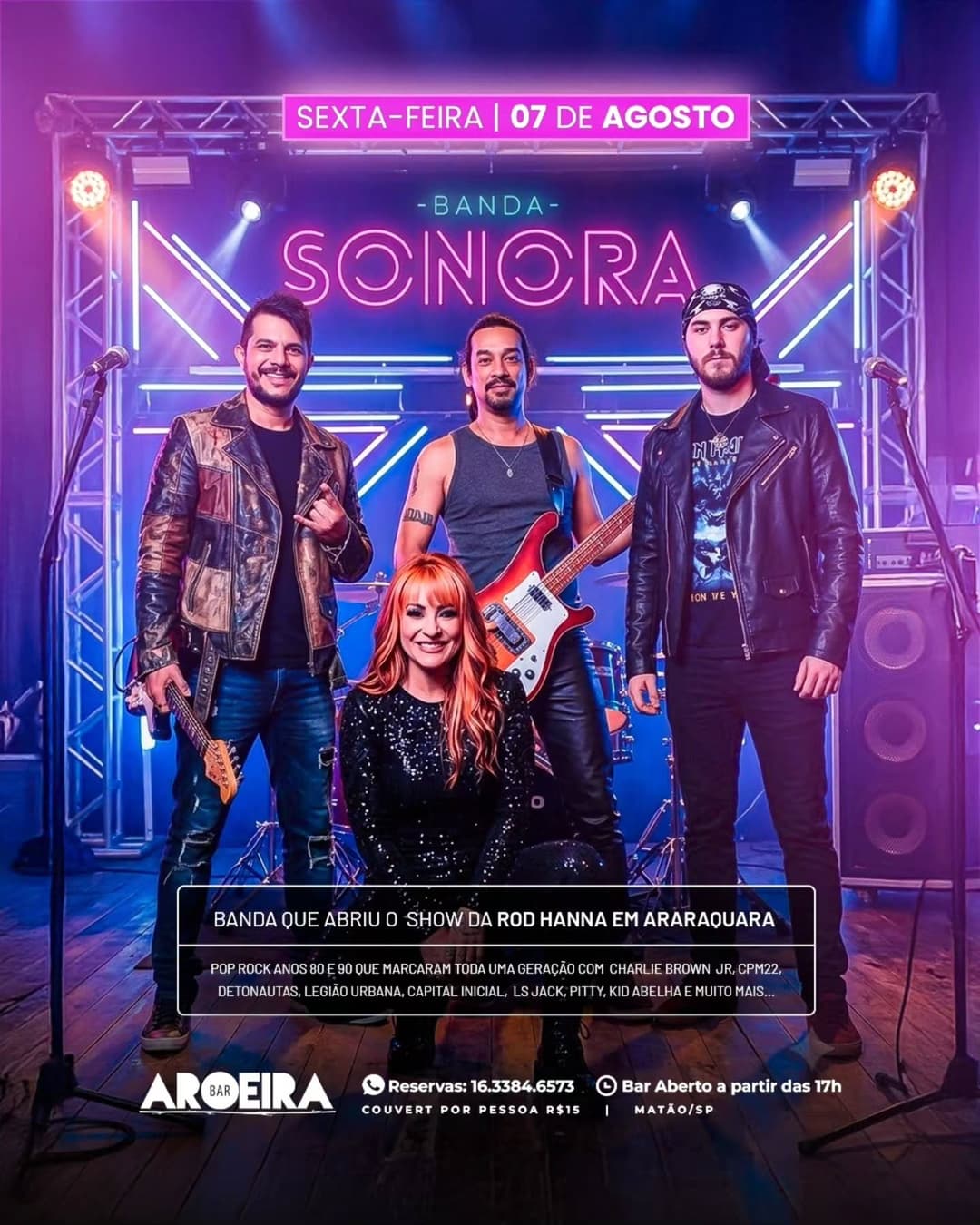 Flyer de Banda Sonora