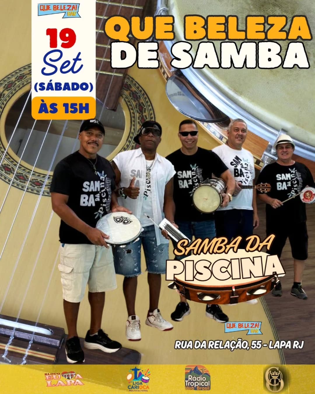 Flyer de J Luiz Pires e DJ Zolli