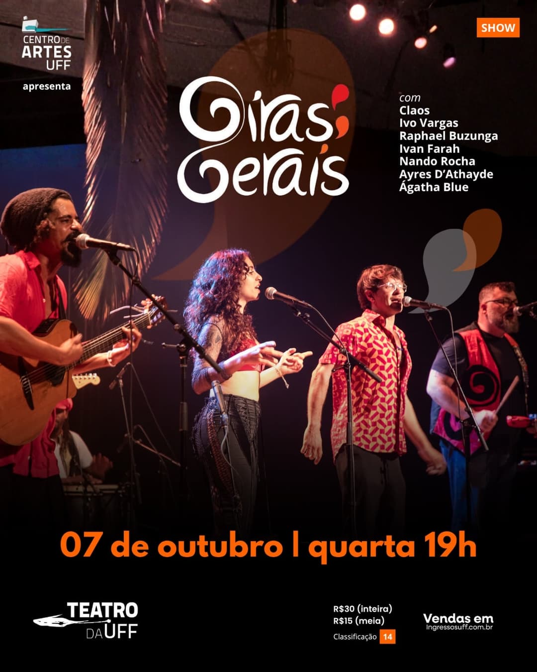 Flyer de Giras Gerais