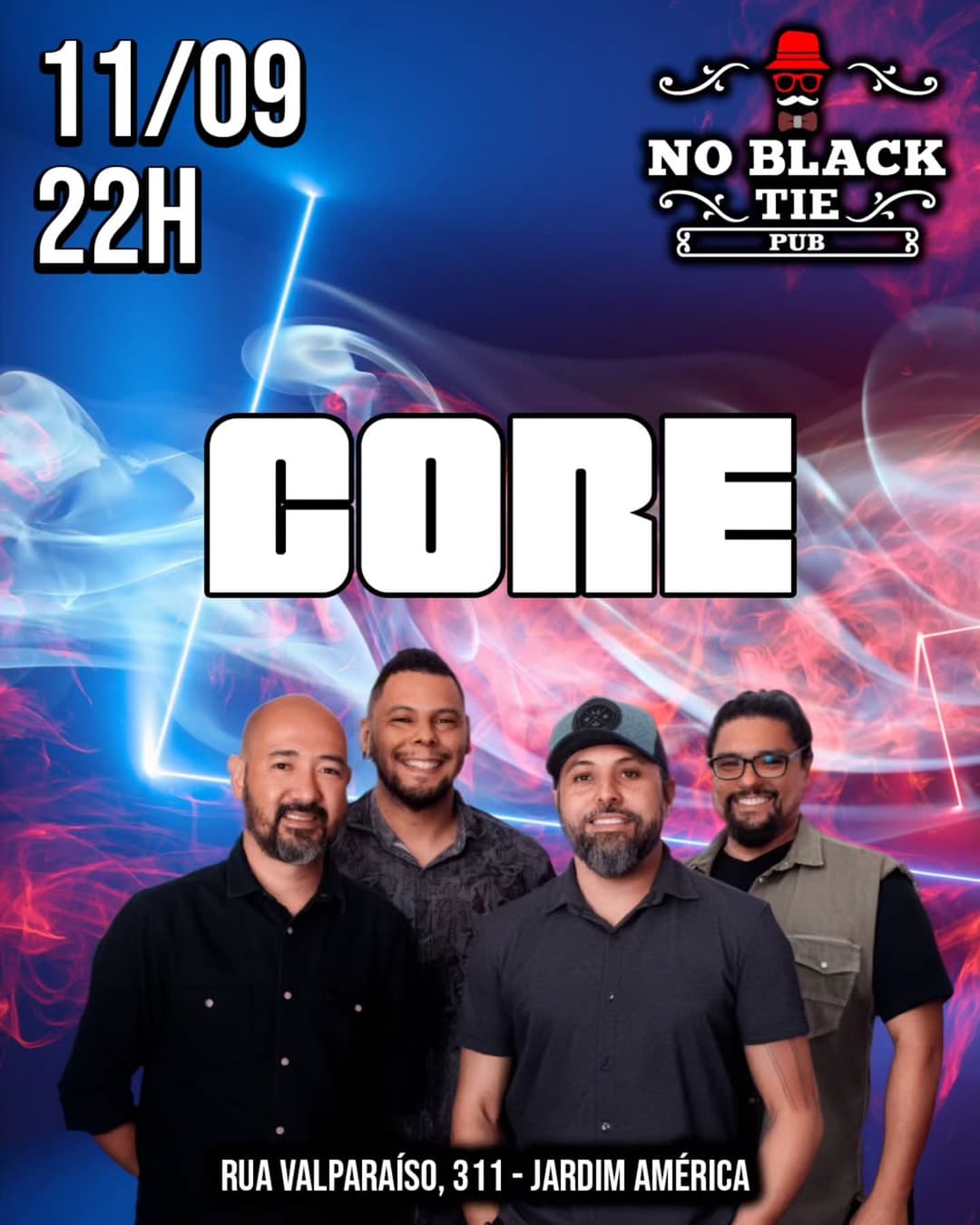 Flyer de Banda Core