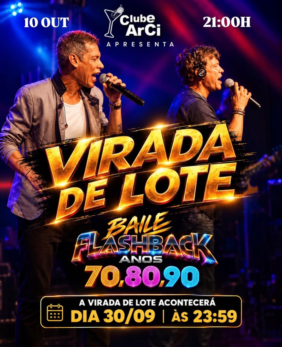 Flyer de Banda Aço Doce e Banda DuBalaio