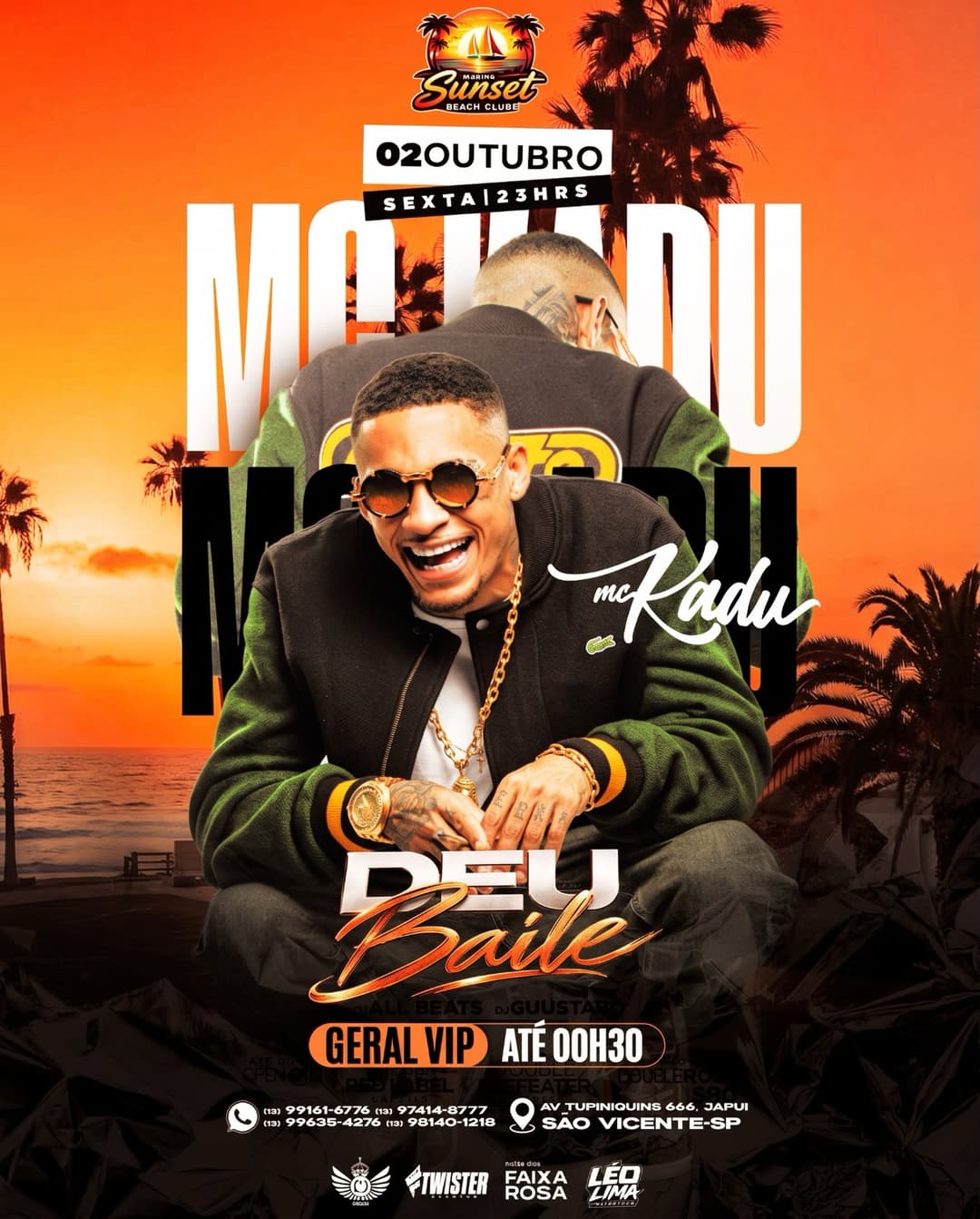 Flyer de Mc Kadu