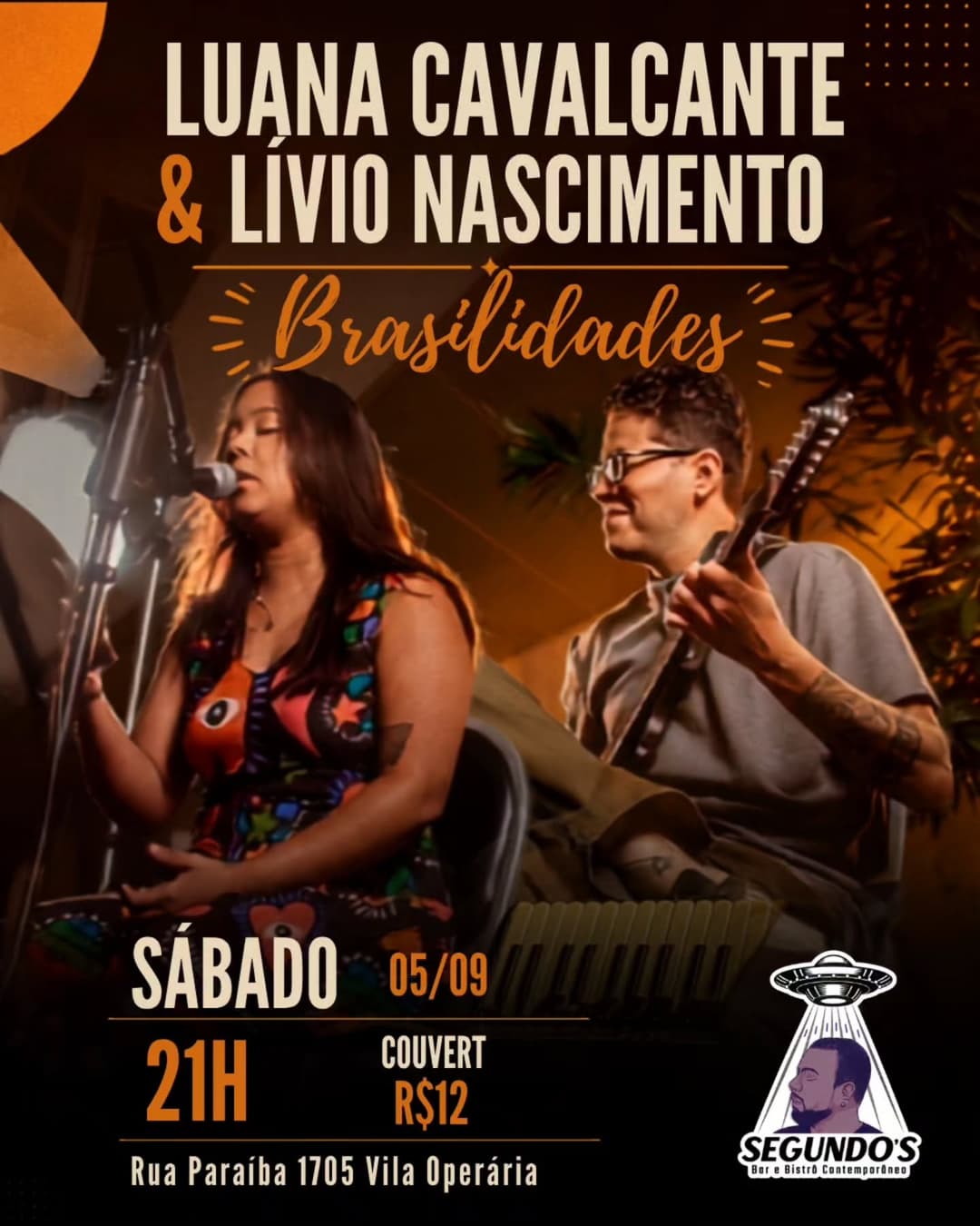 Flyer de Luana Cavalcante & Lívio Nascimento