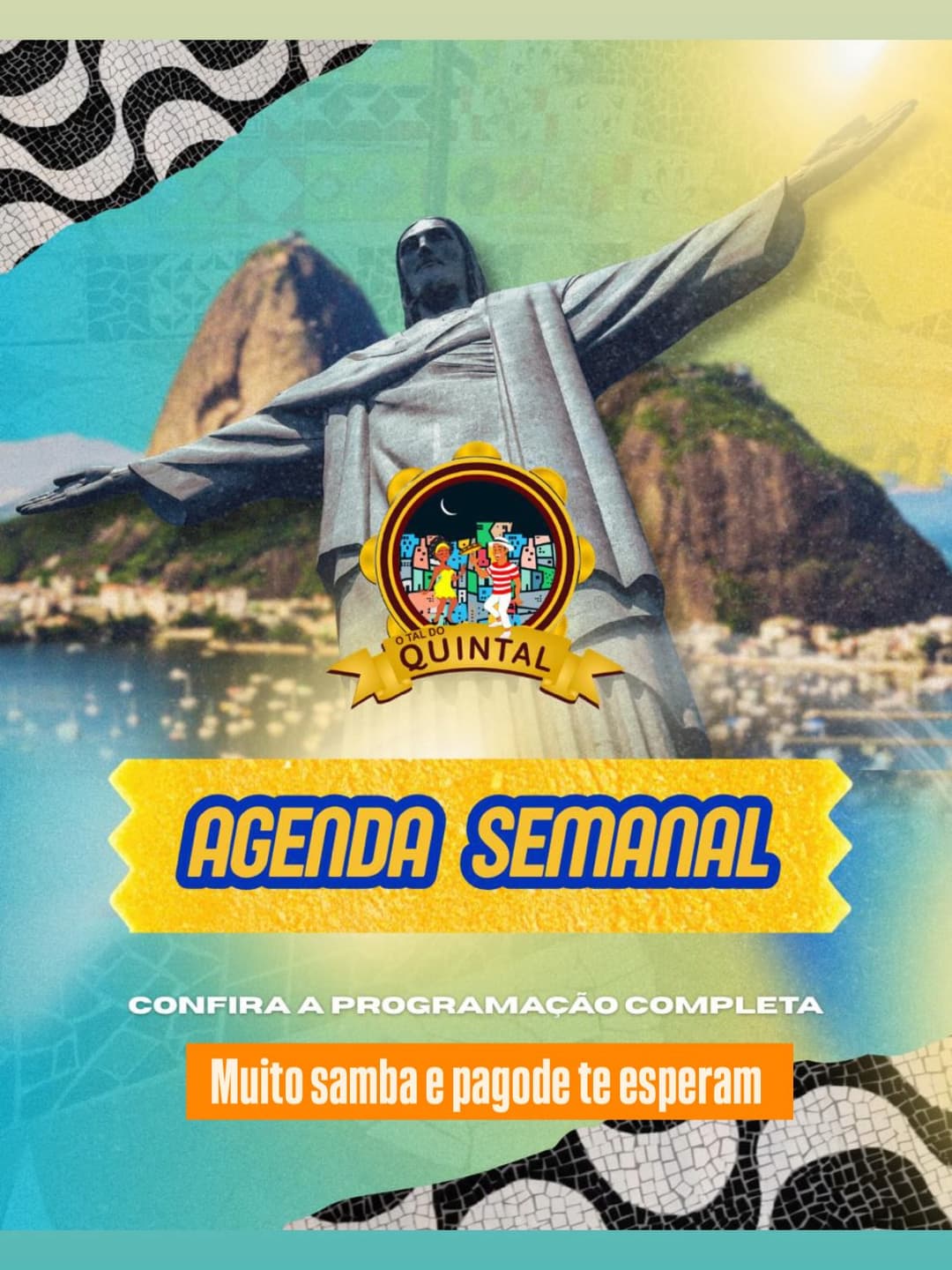 Flyer de Thaísa Milo e PAGODE DOS AMIGOS
