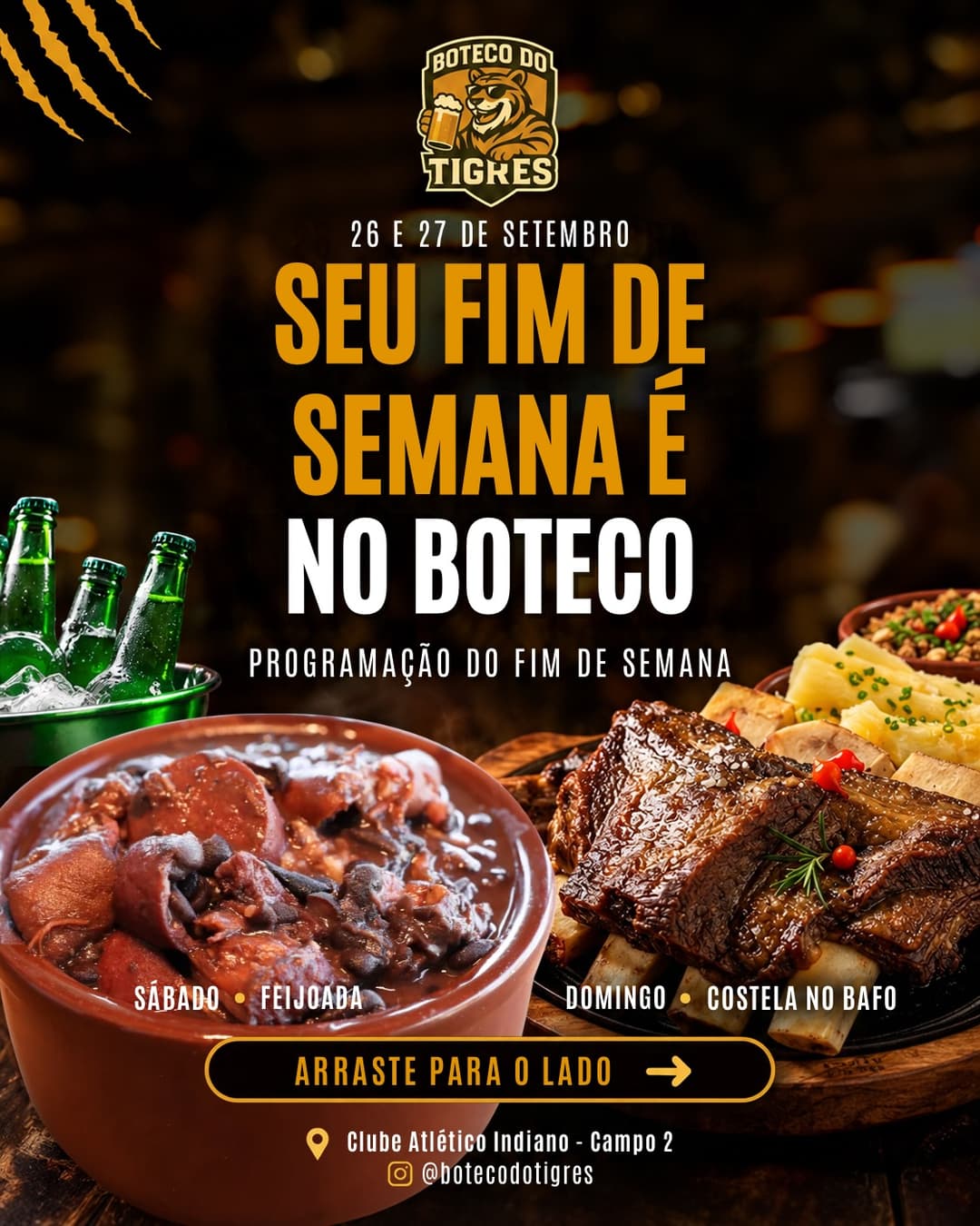 Flyer de Pagode do Ailton e Daniel Laube
