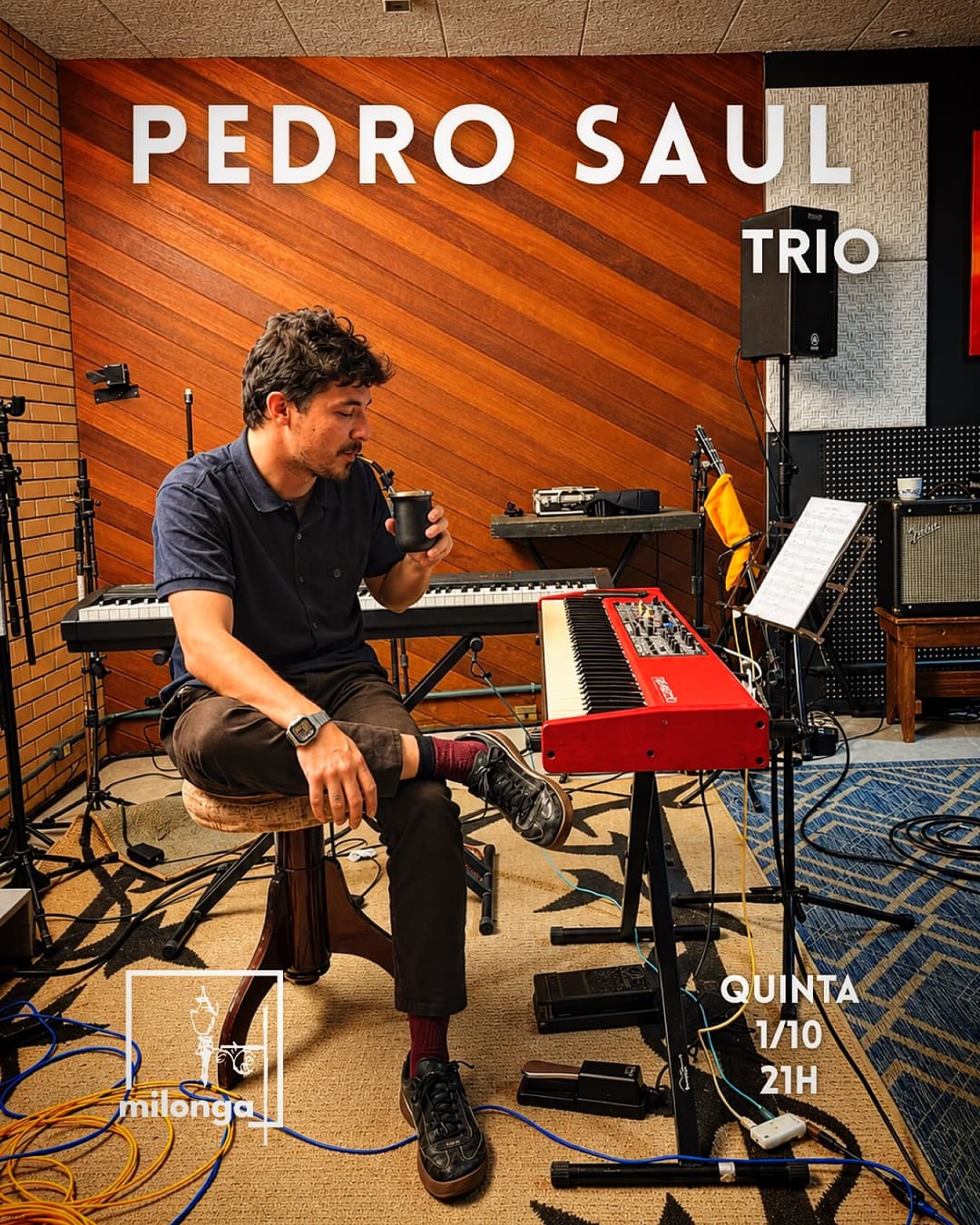 Flyer de Pedro Saul Trio