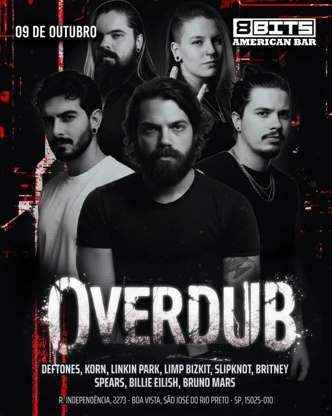 Flyer de Banda OVERDUB