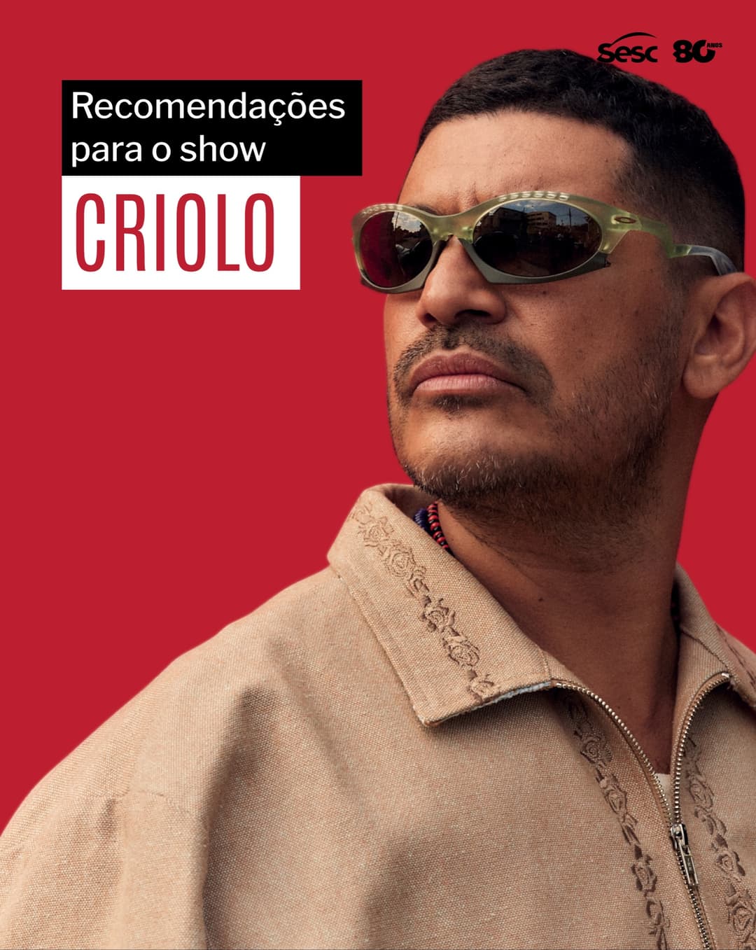 Flyer de Criolo