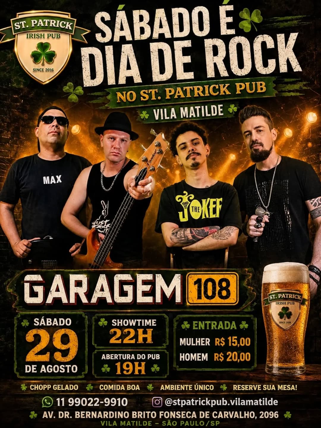 Flyer de Garagem 108
