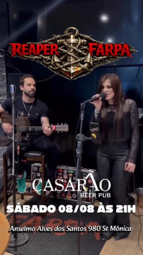 Flyer de Reaper e Farpa