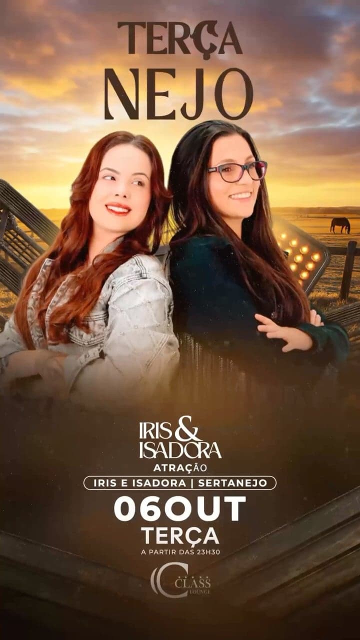 Flyer de Iris & Isadora