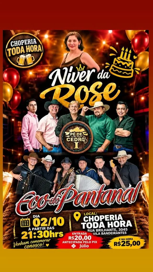 Flyer de Eco do Pantanal