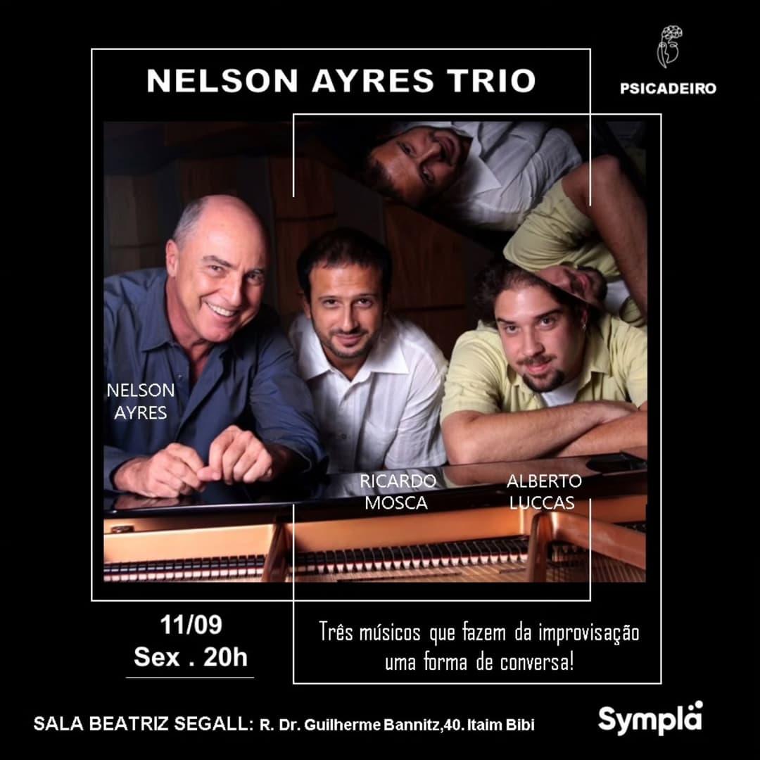 Flyer de Nelson Ayres Trio