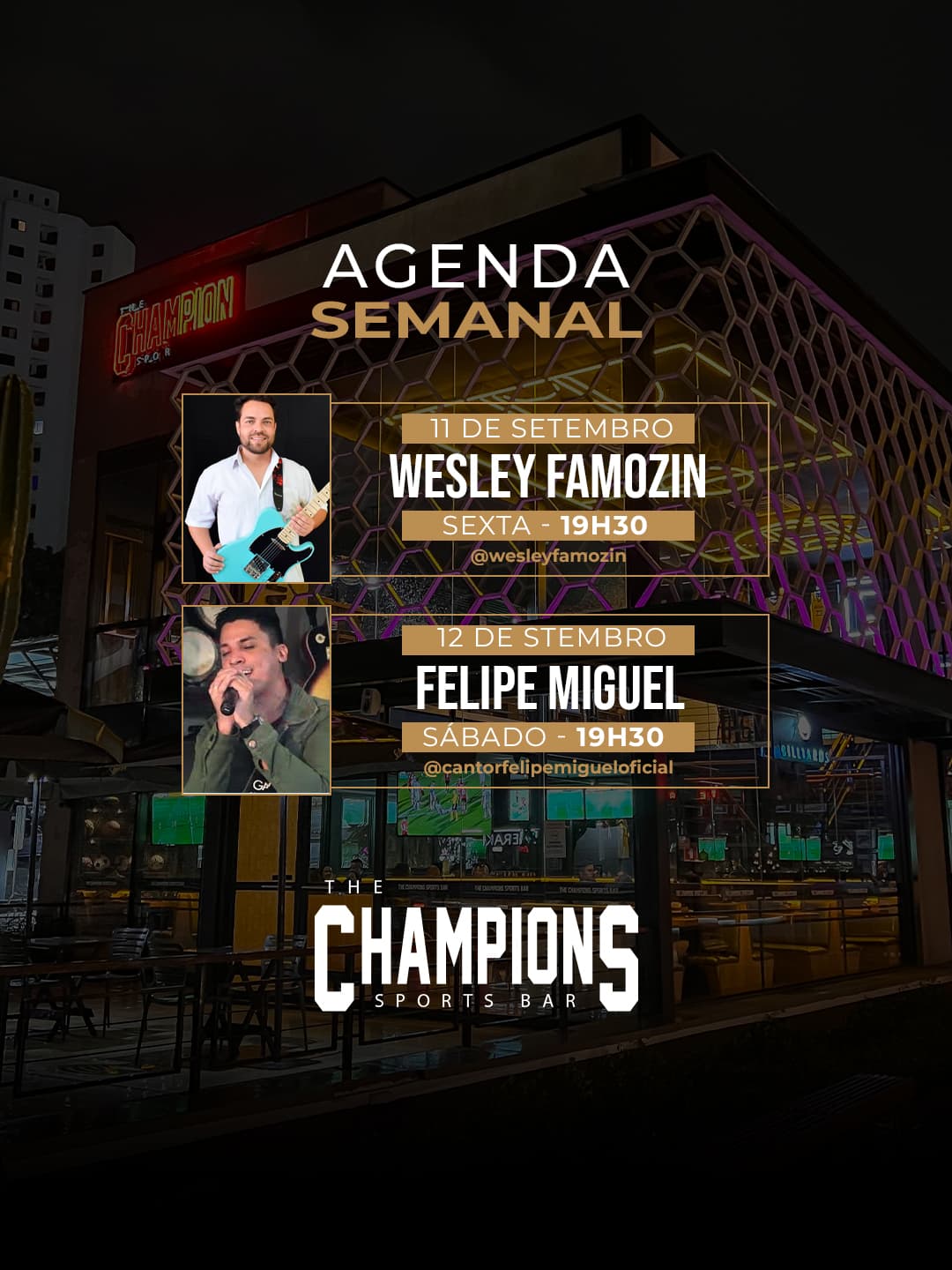 Flyer de Felipe Miguel