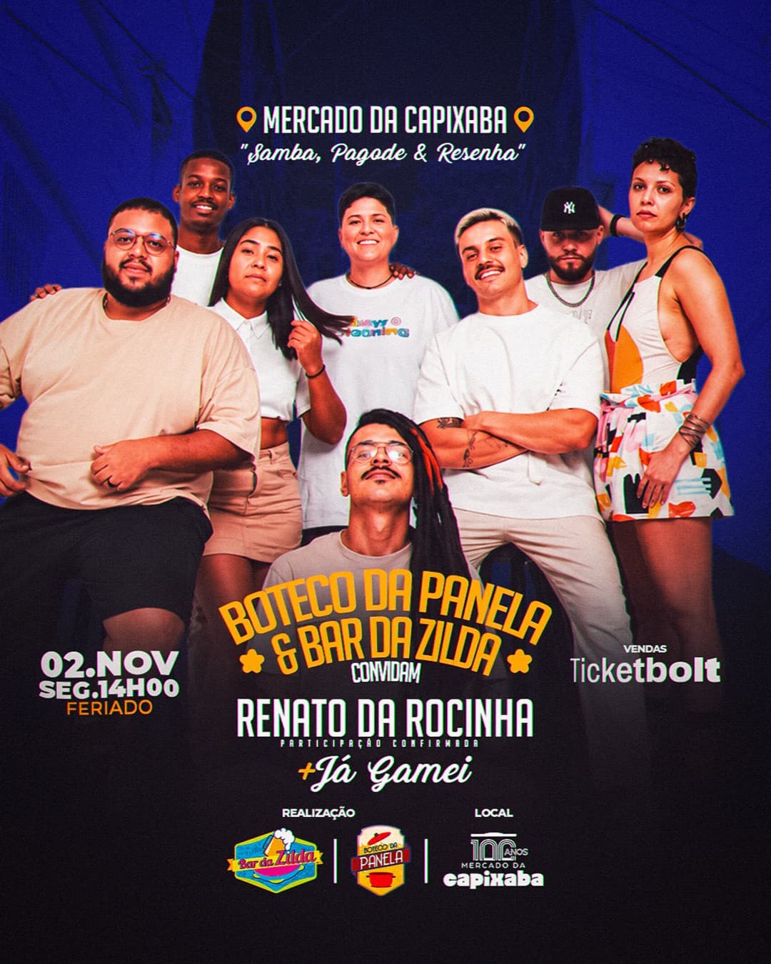 Flyer de Já Gamei