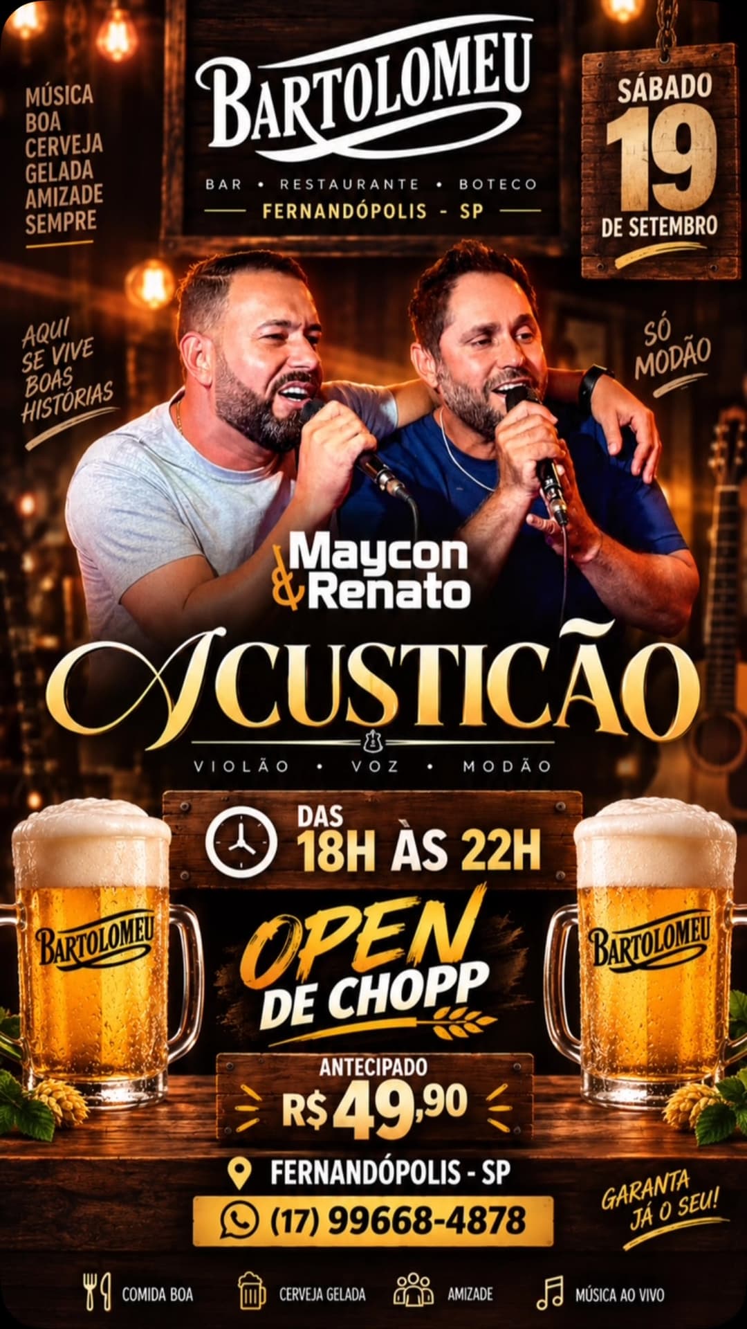 Flyer de Maycon & Renato
