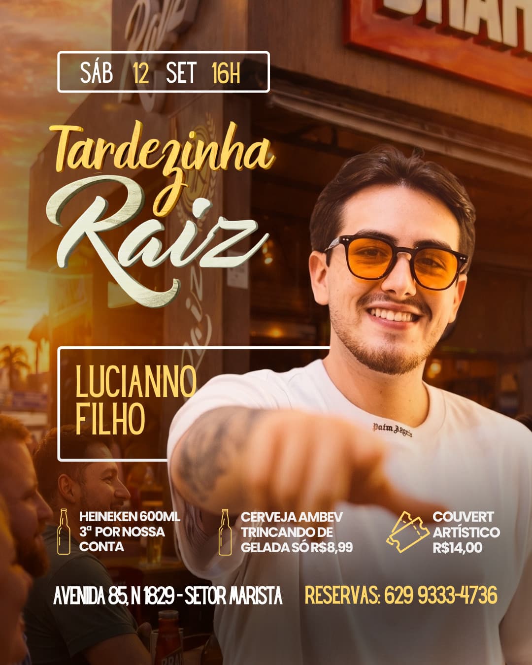 Flyer de Luciano Filho