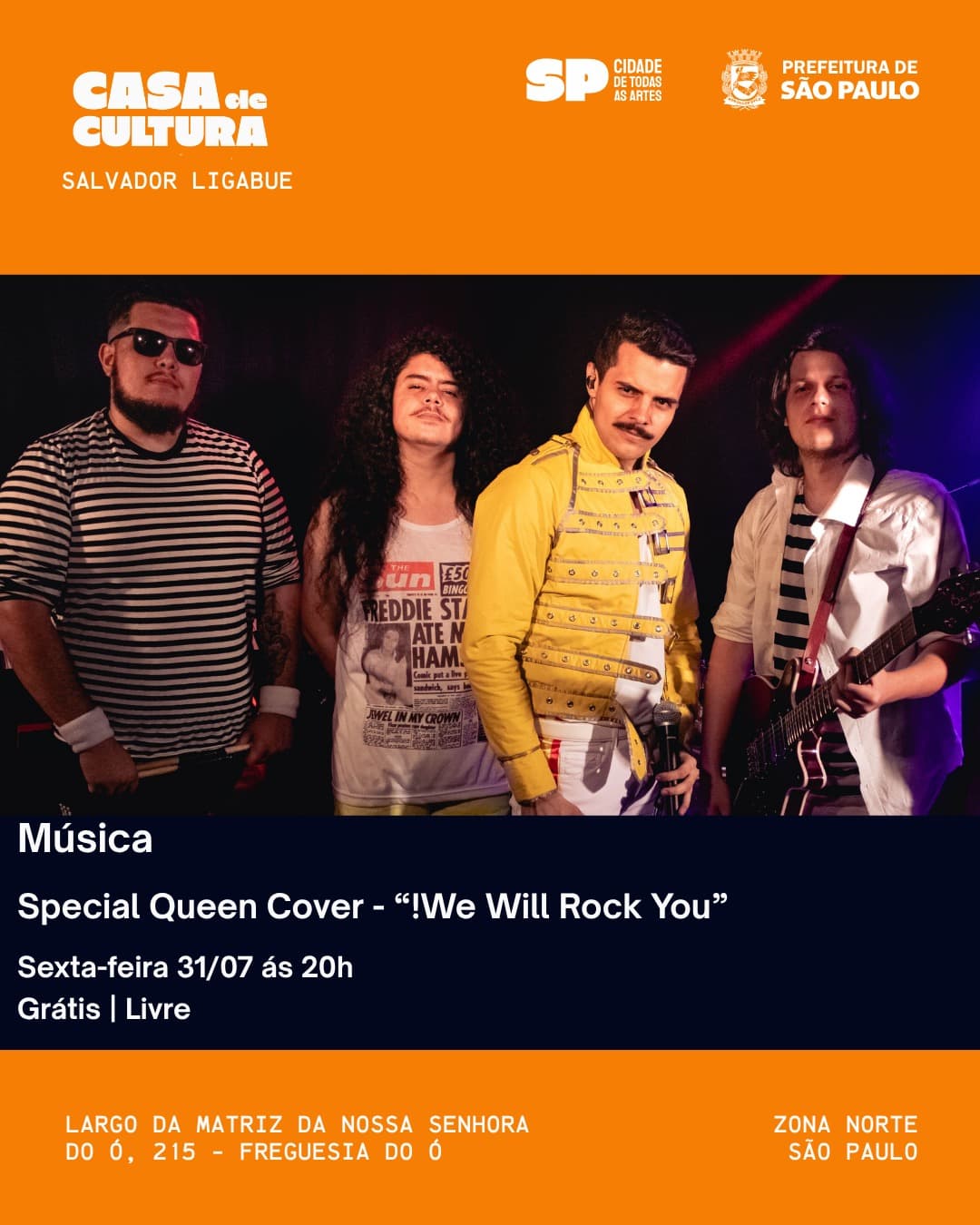 Flyer de Special Queen e FREGUESIA
