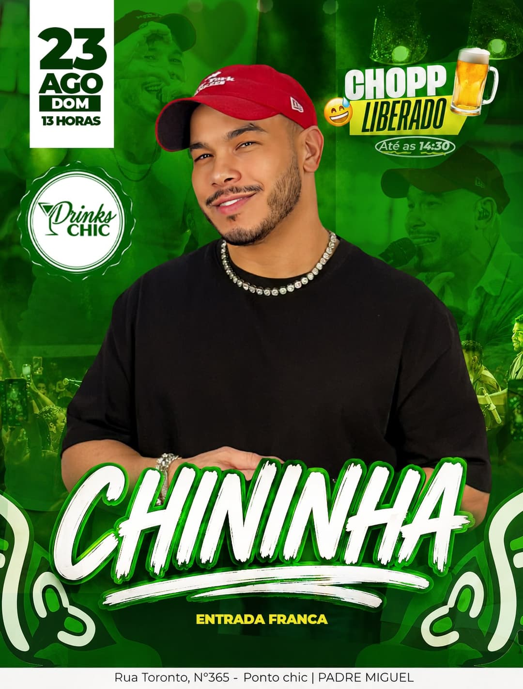 Flyer de cantorchininha