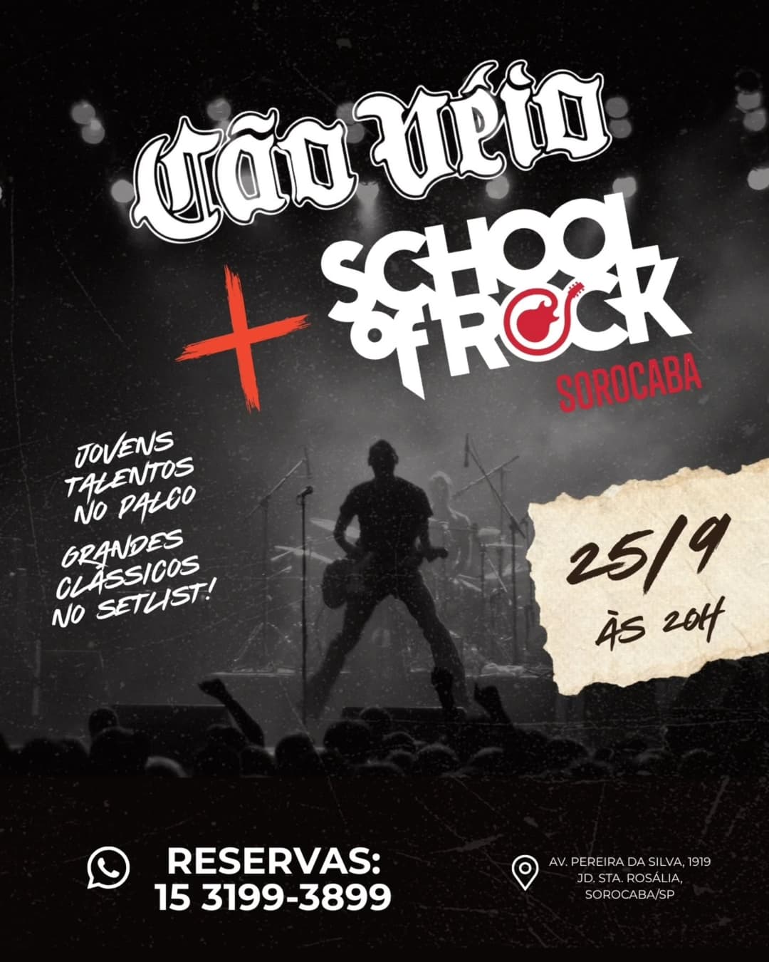 Flyer de School of Rock