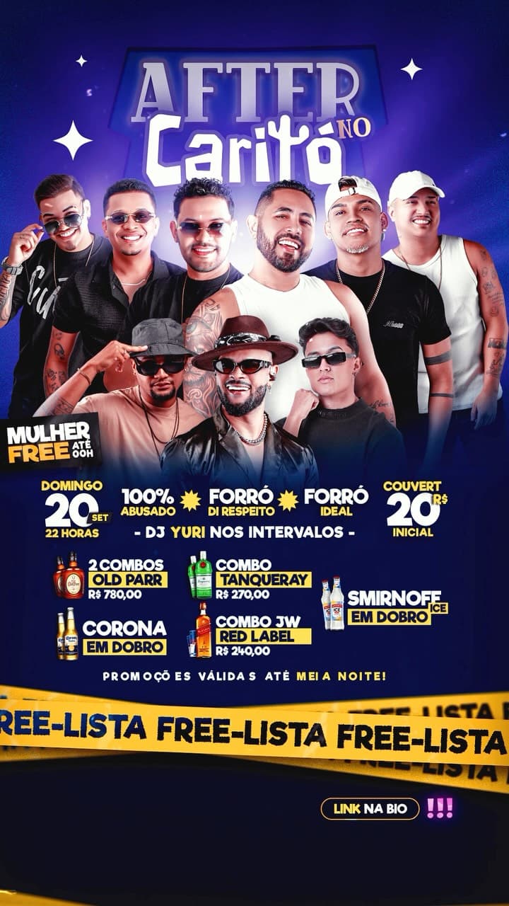 Flyer de Forró Di Respeito, Abusado e Forró Ideal