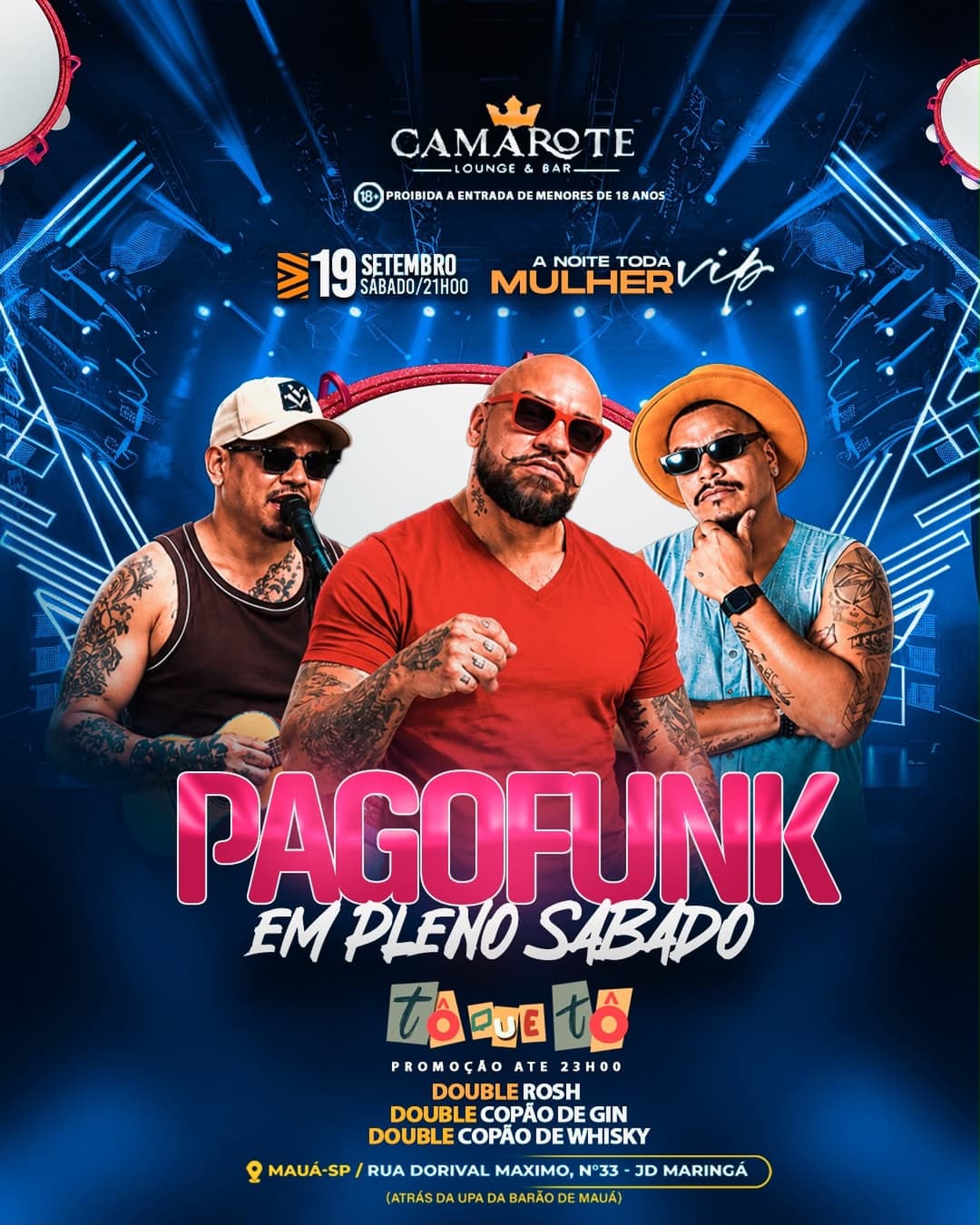 Flyer de Grupo Tô Que Tô