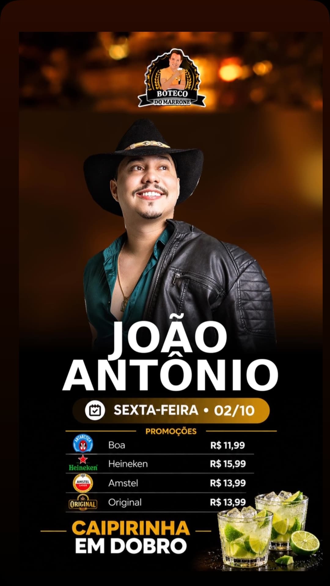 Flyer de João Antônio