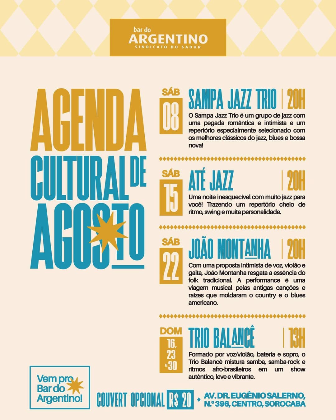 Flyer de Trio Balancê