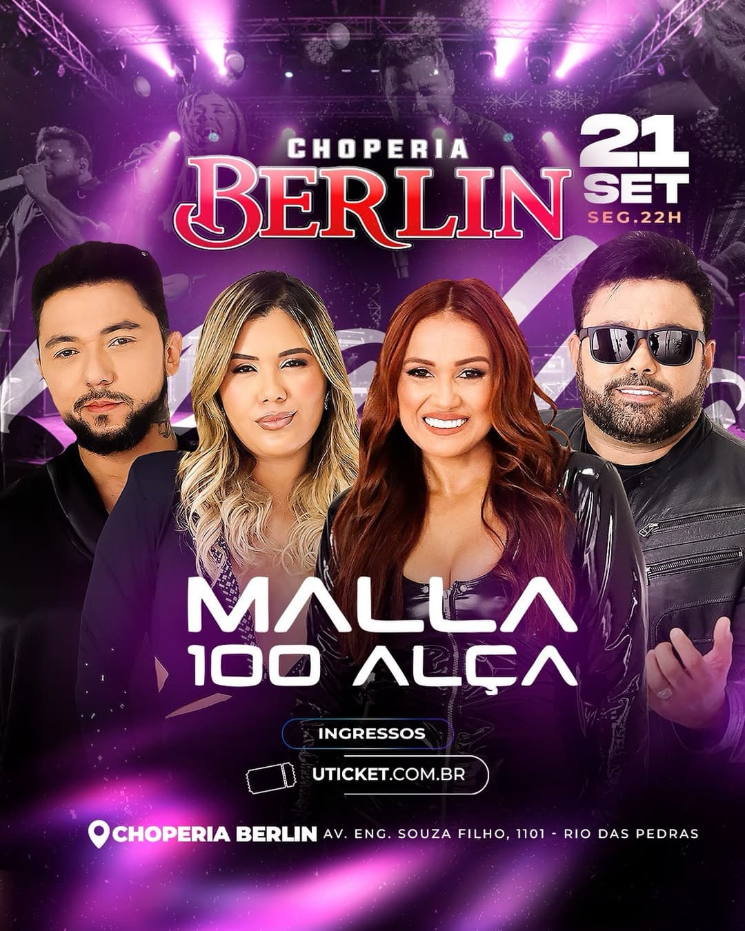 Flyer de Malla 100 Alça