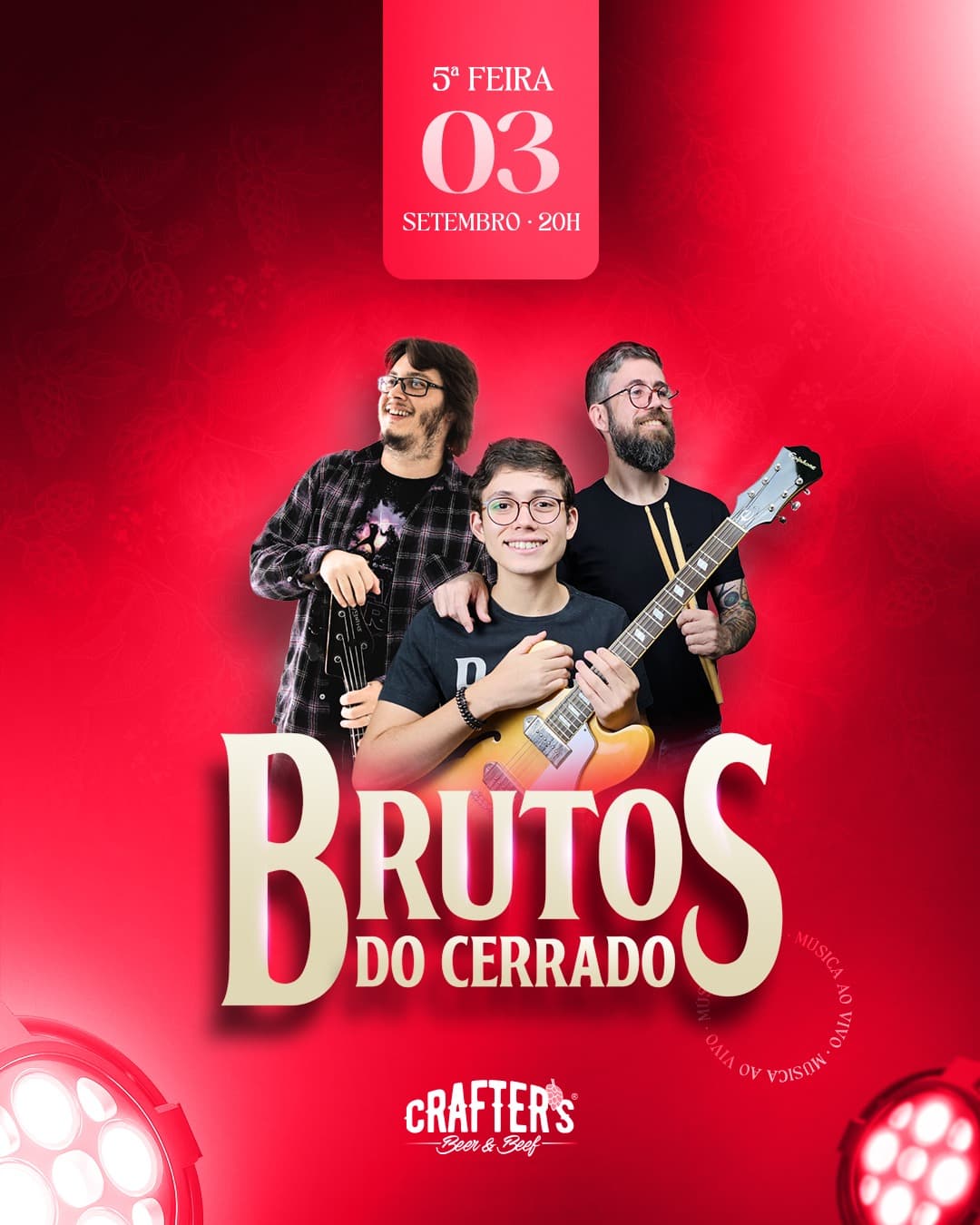Flyer de Brutos do Cerrado