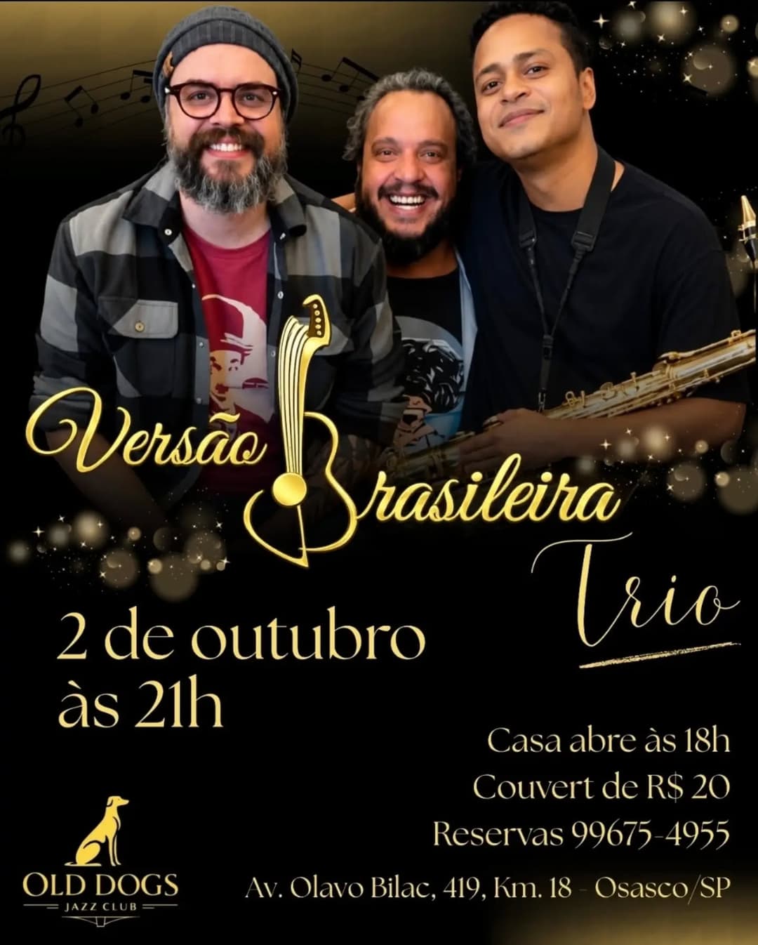 Flyer de Versão Brasileira Trio