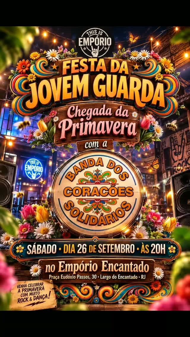 Flyer de Corações Solidários