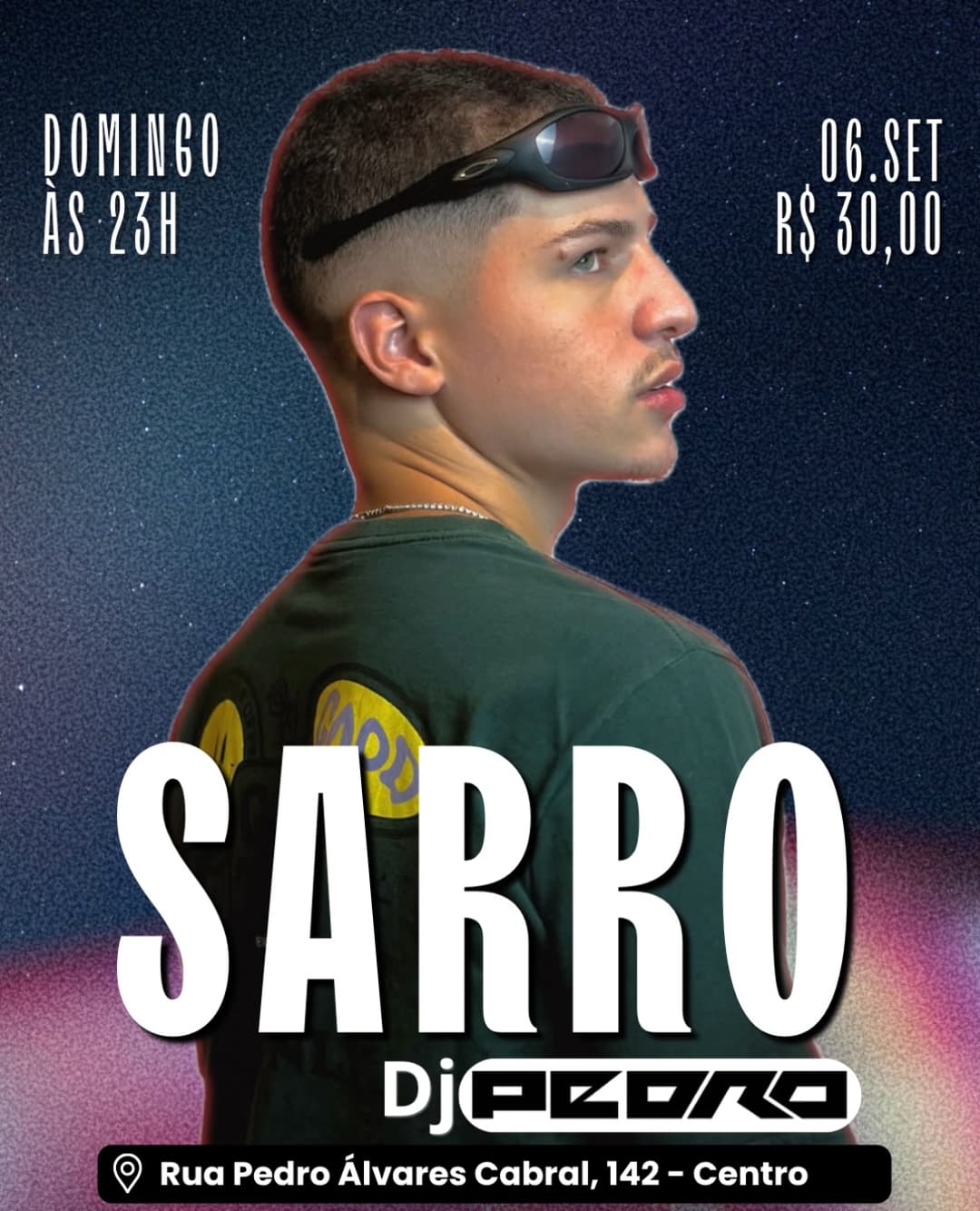 Flyer de Pedro Lucas