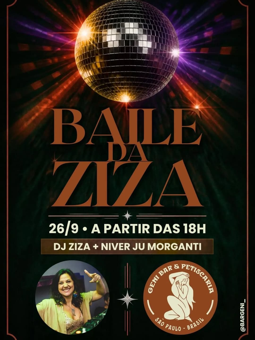 Flyer de DJ Ziza