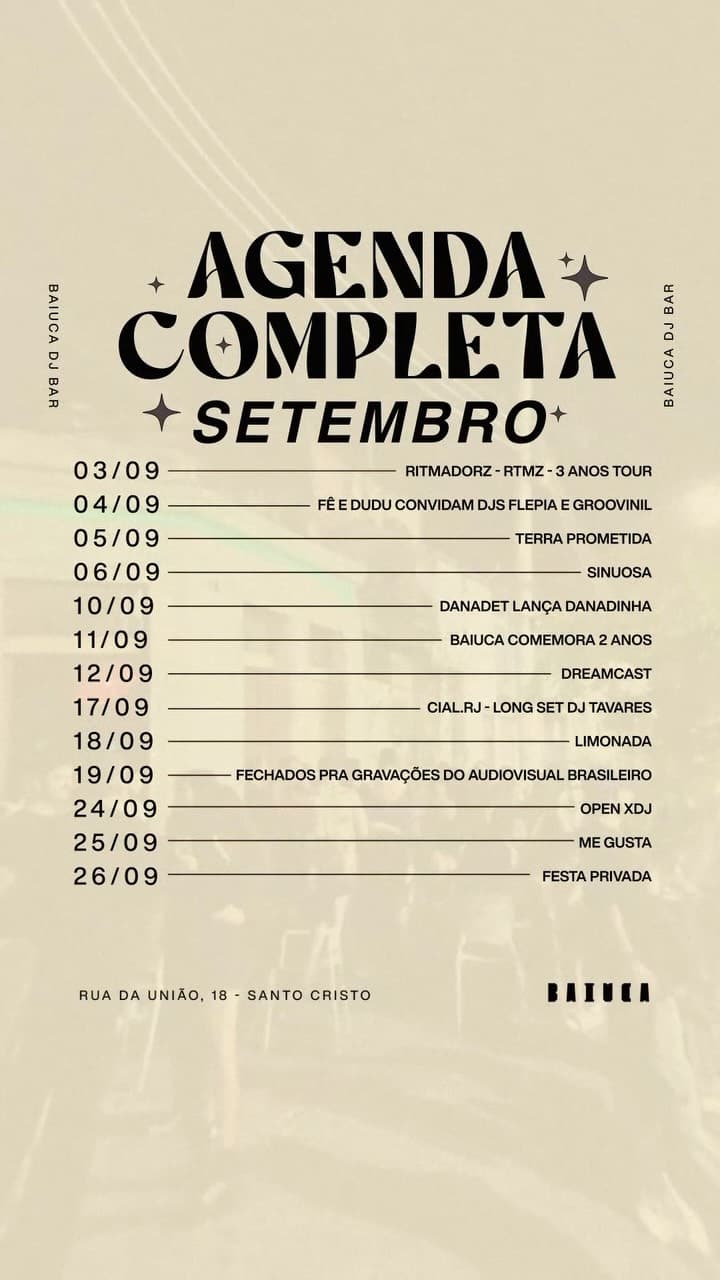 Flyer de Sinuosa