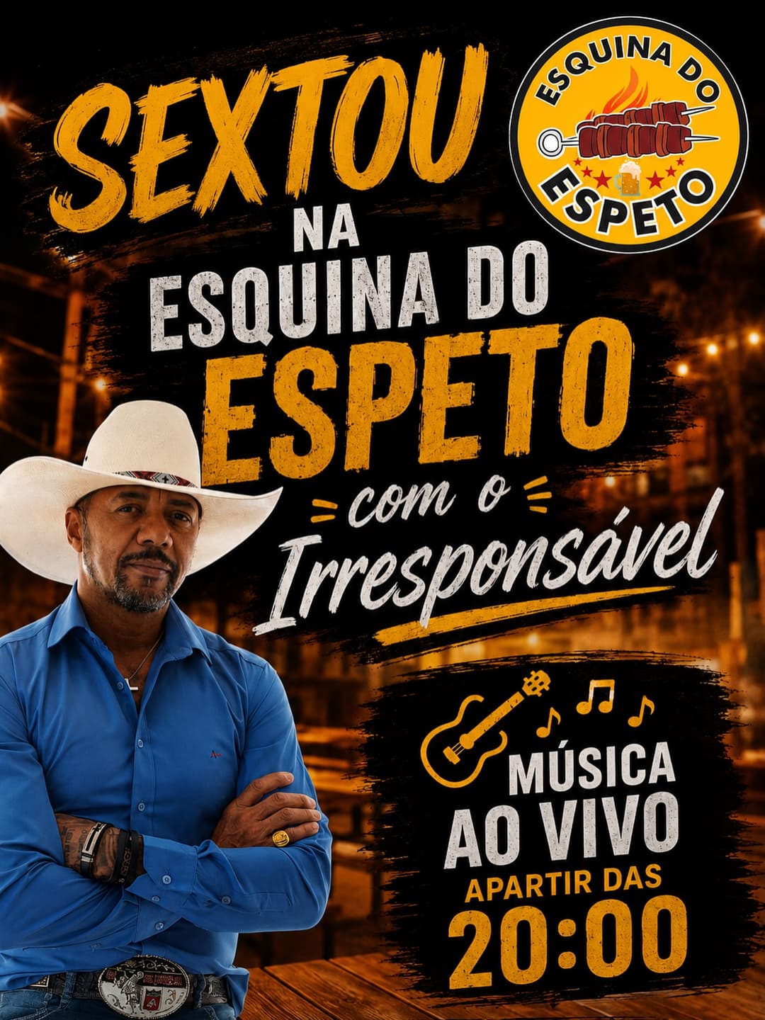 Flyer de O Irresponsável