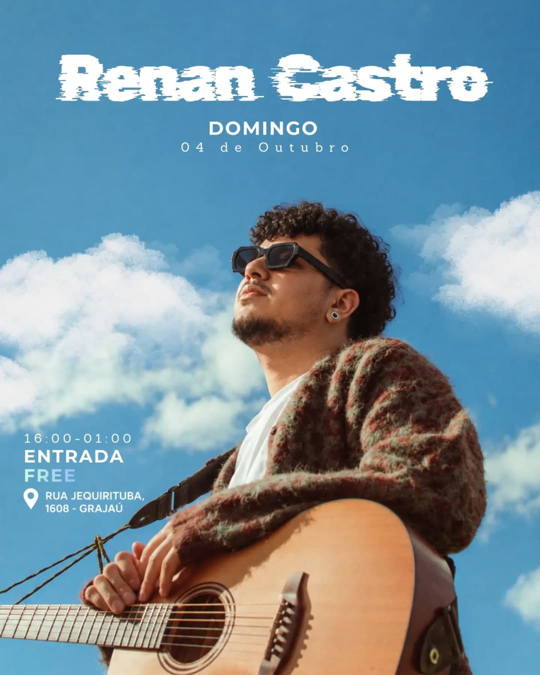 Flyer de Renan Castro