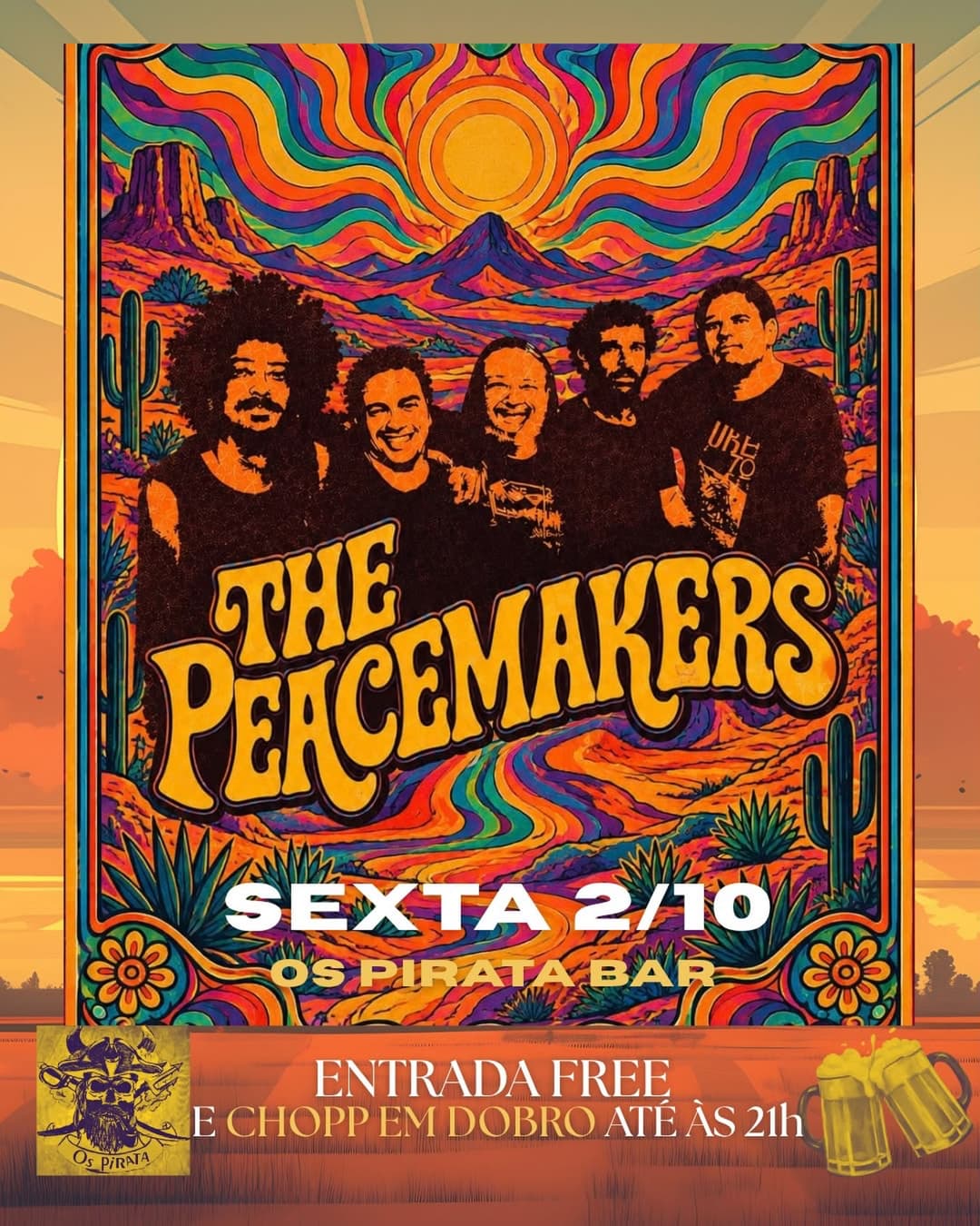 Flyer de The Peacemakers