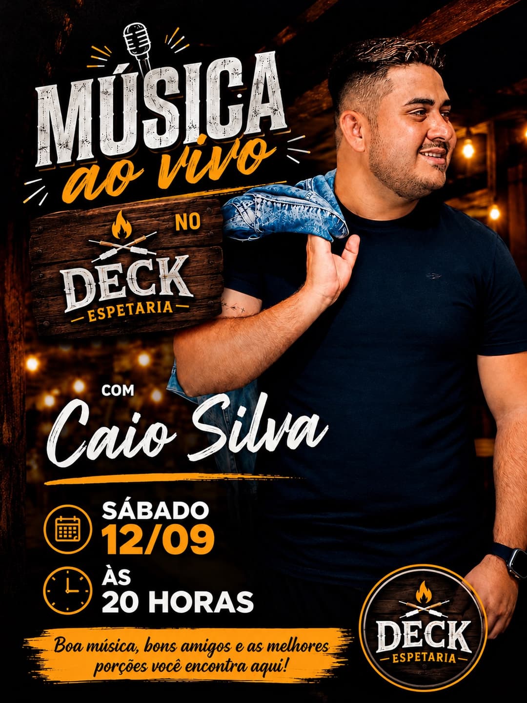 Flyer de Caio Silva