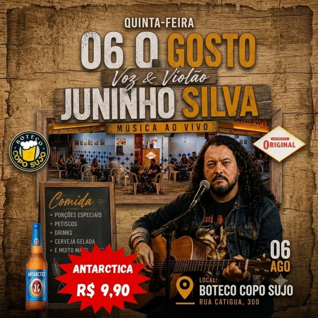 Flyer de JUNINHO SILVA