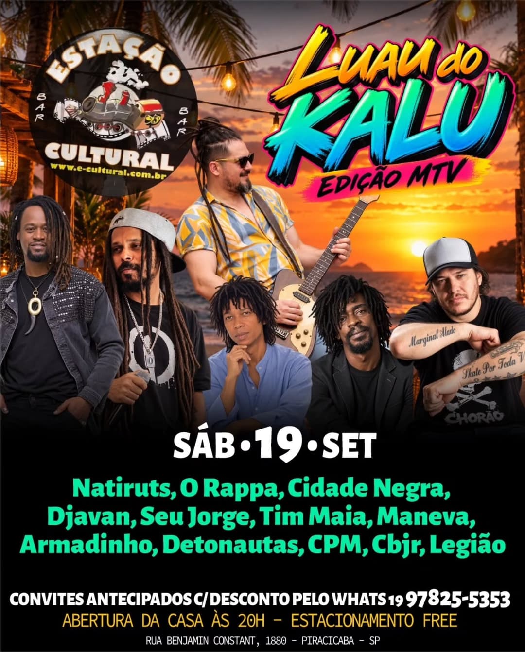 Flyer de Kalu e Banda