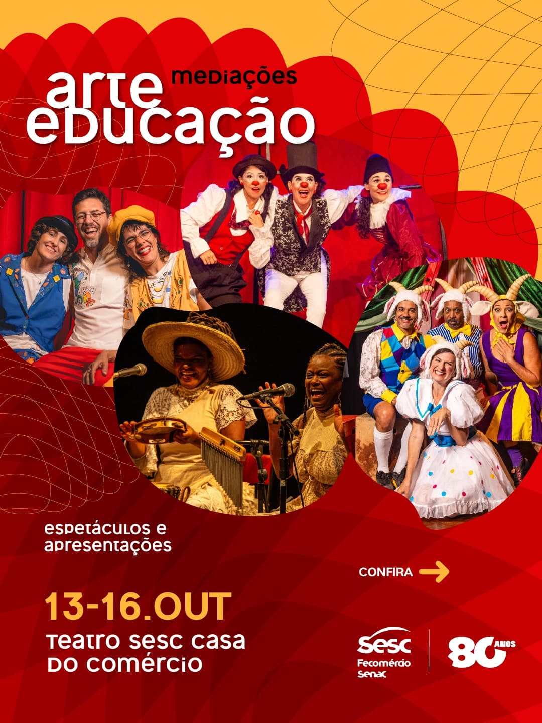 Flyer de Mariar, Emillie Lapa e Natalyne Santos