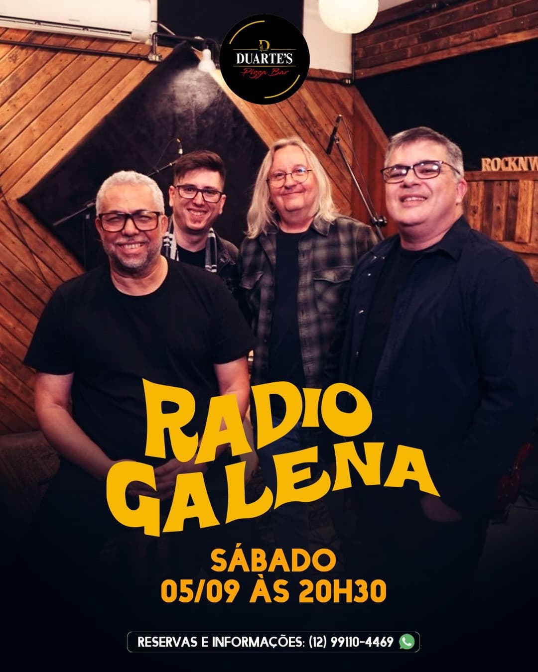 Flyer de Banda Radio Galena