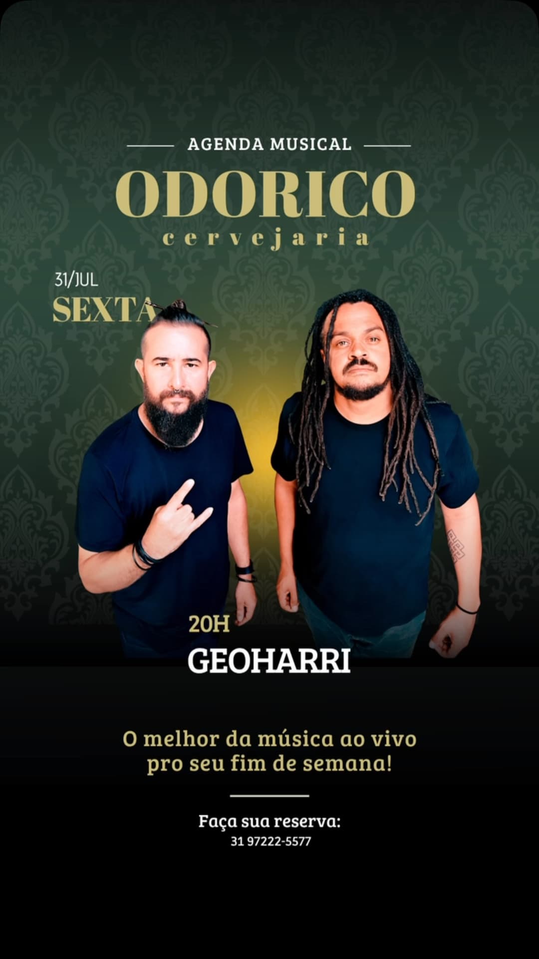 Flyer de Geoharri Rock Duo