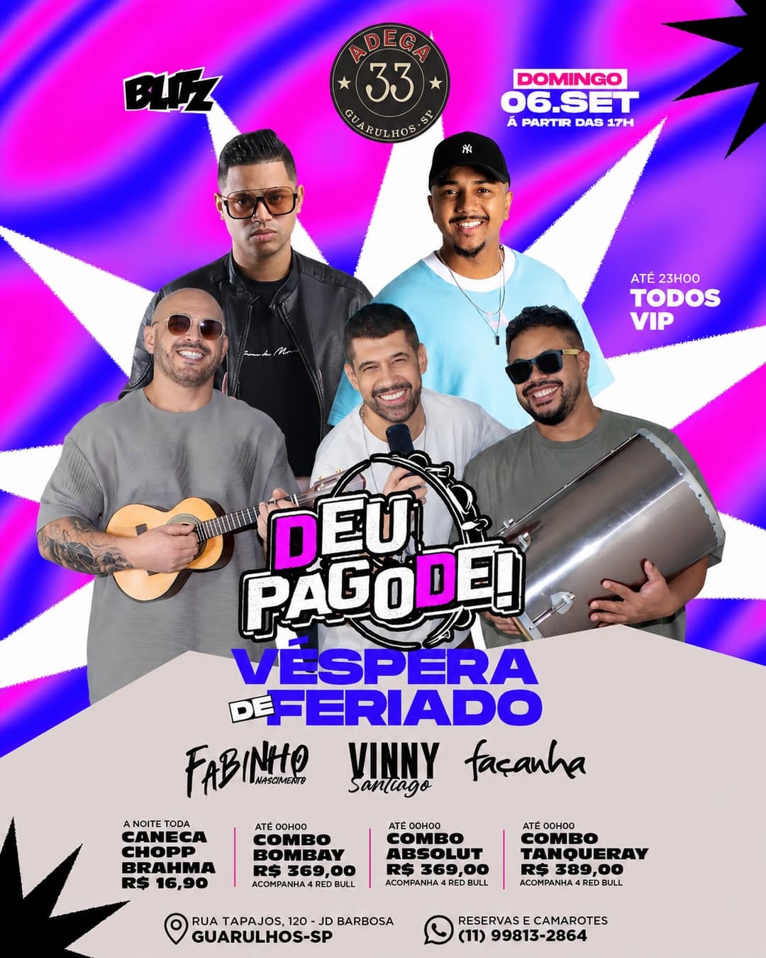 Flyer de Grupo Façanha
