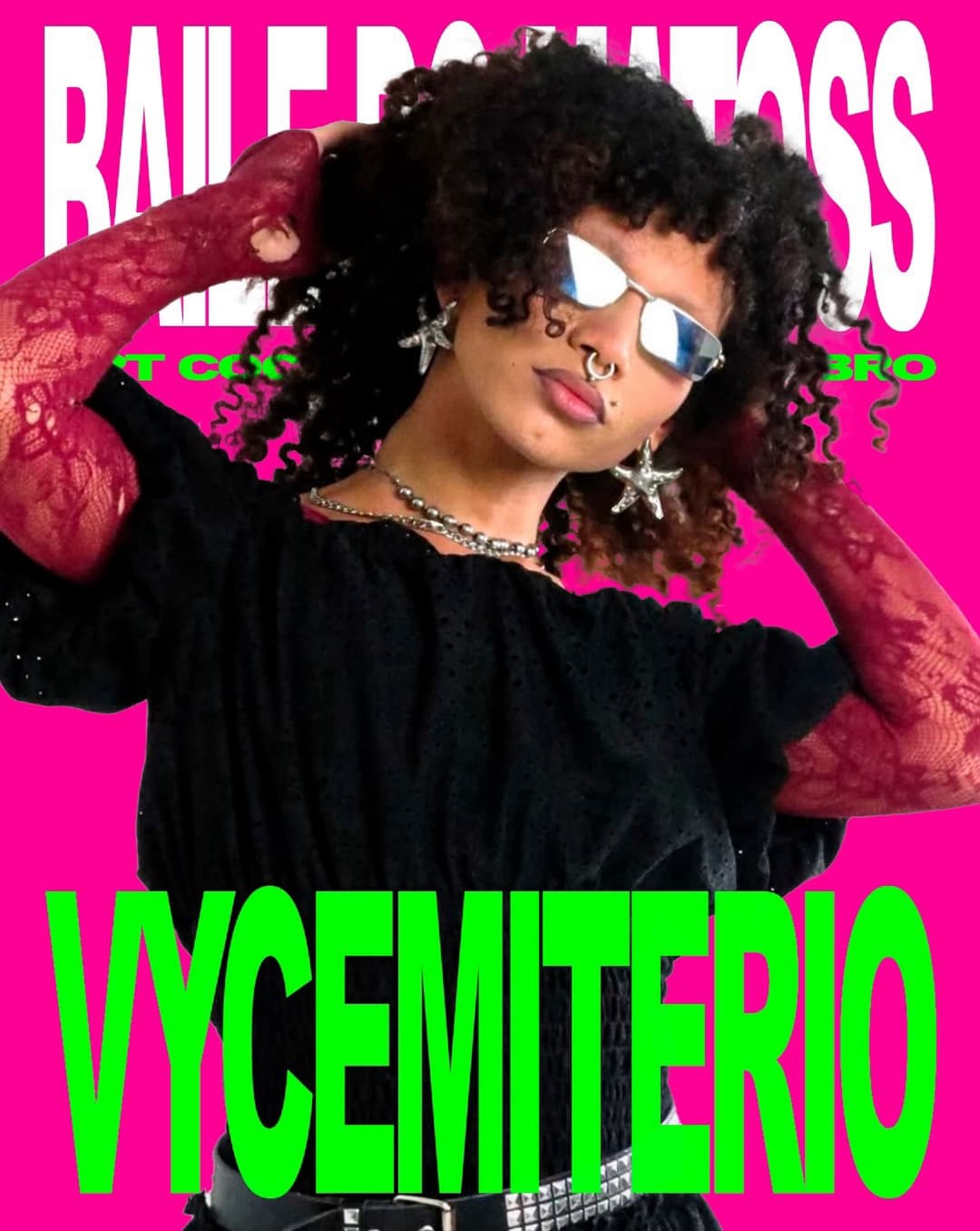 Flyer de Ana Victoria, Tiana Ferreira, Rodmail e mais 2 artistas