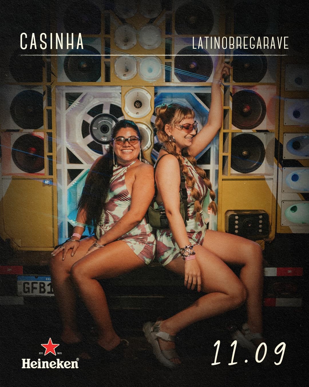 Flyer de LatinoBREGARAVE e mais 4 artistas